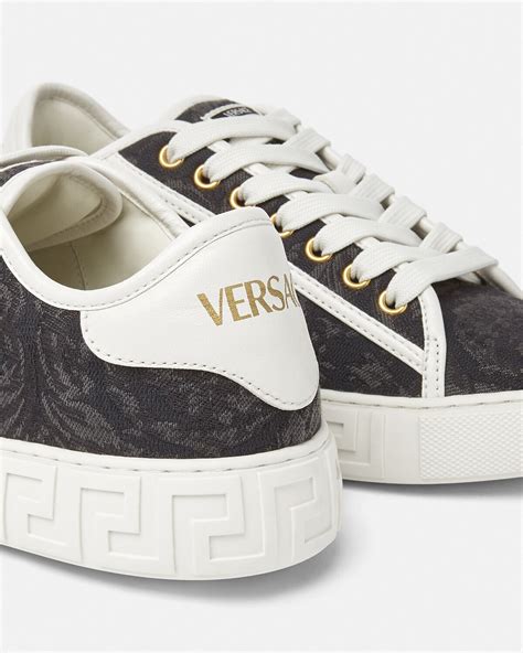 versace greca low-top sneakers|barocco high top greca sneakers.